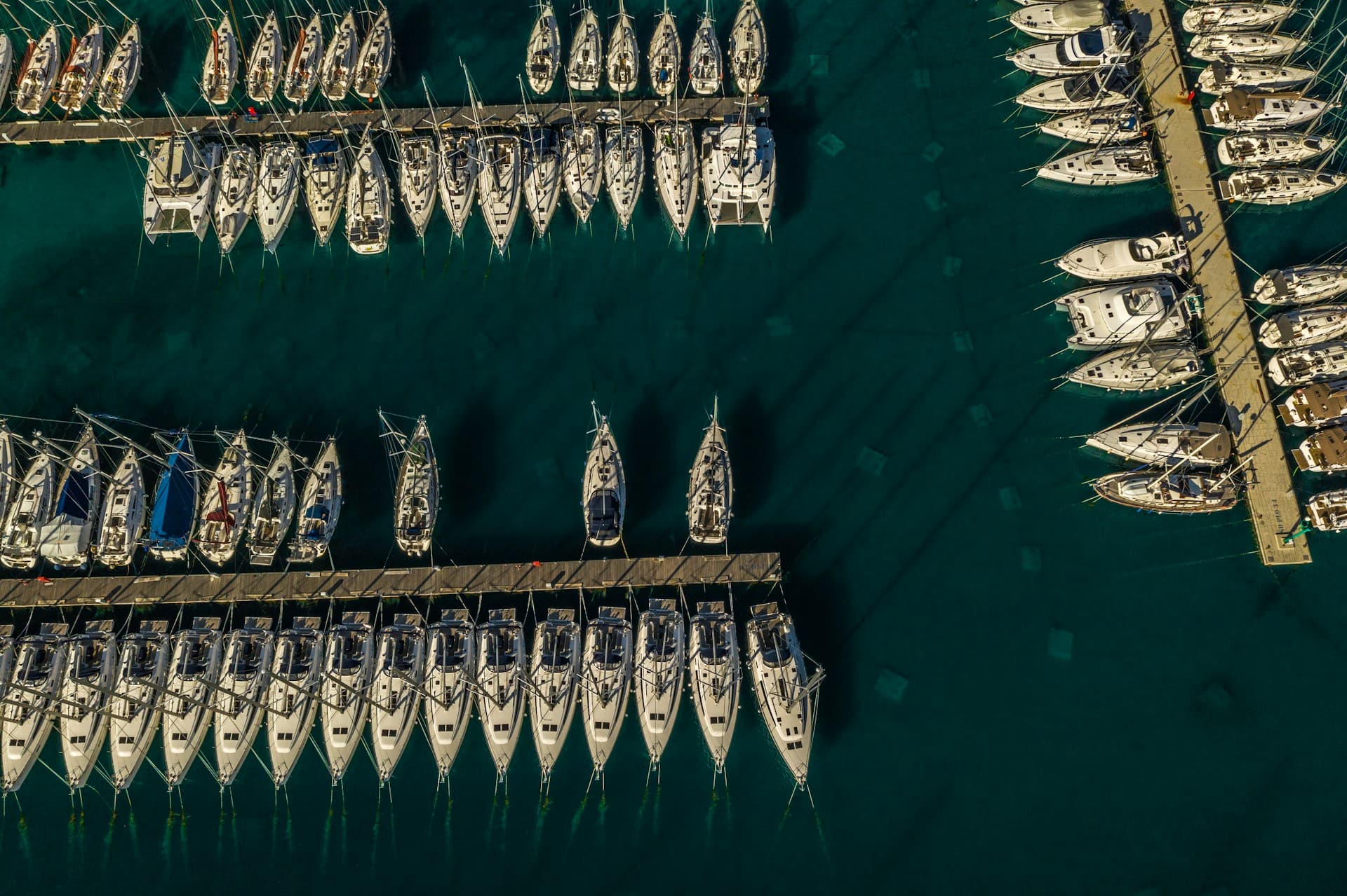 Sailboats on the Croatian Adriatic